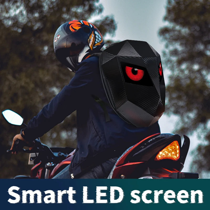 Motorcycle Backpack – Hard Shell Waterproof Helmet & Riding Gear Bag