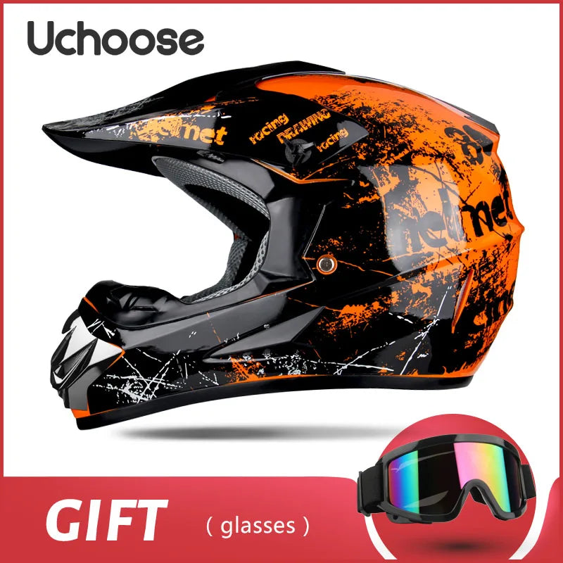 Full Face Motocross Helmet – MTB, Off-Road, Racing & Downhill Riding