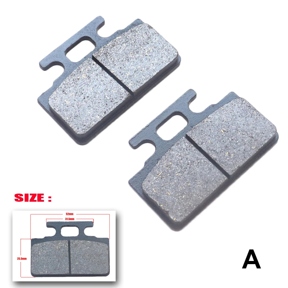Motorcycle Brake Pads 50cc–250cc – Brake Pad Tools – ATV Quad Go Kart Chinese Dirt Pit Bike Scooter Hydraulic Front / Rear – Metal – 1 Pair – $15