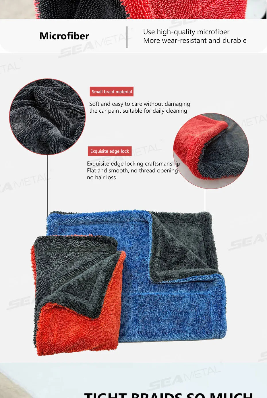 SEAMETAL 1200GSM Heavy-Duty Microfiber
