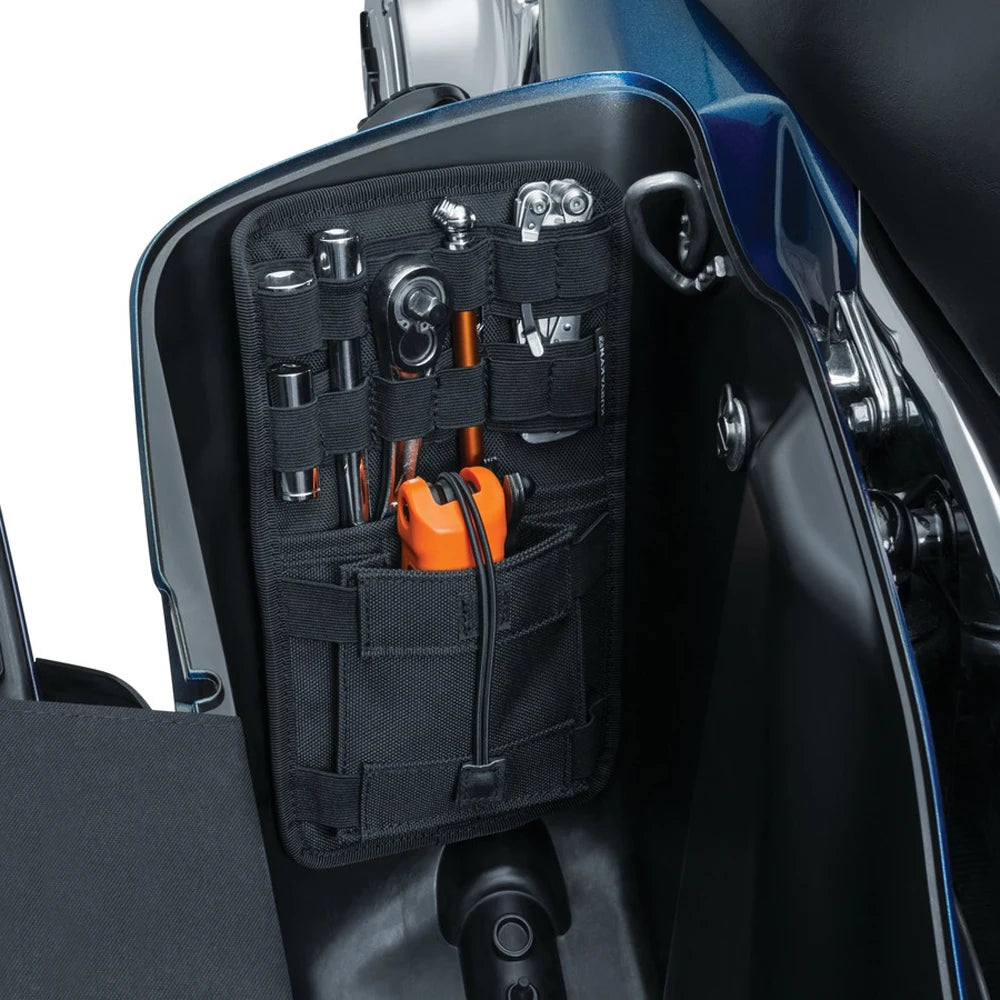 homtru Harley Davidson Touring Road King Glide Street Saddlebag Inner Toolkit Hard Bags Storage Case for Harley Touring FLT FLHT Road King Road Glide Street Glide Electra Glide Softail Dyna Sportster 1993-2013