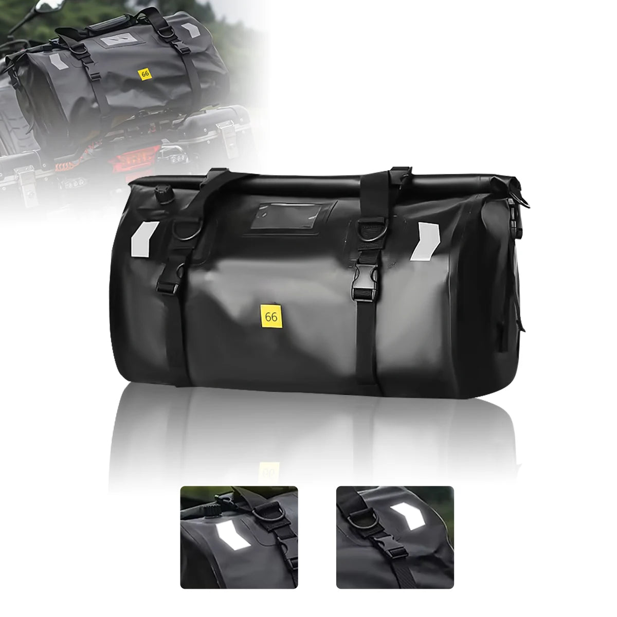 Motorcycle Backpack – Waterproof 20L/40L/66L Dry Travel Bag