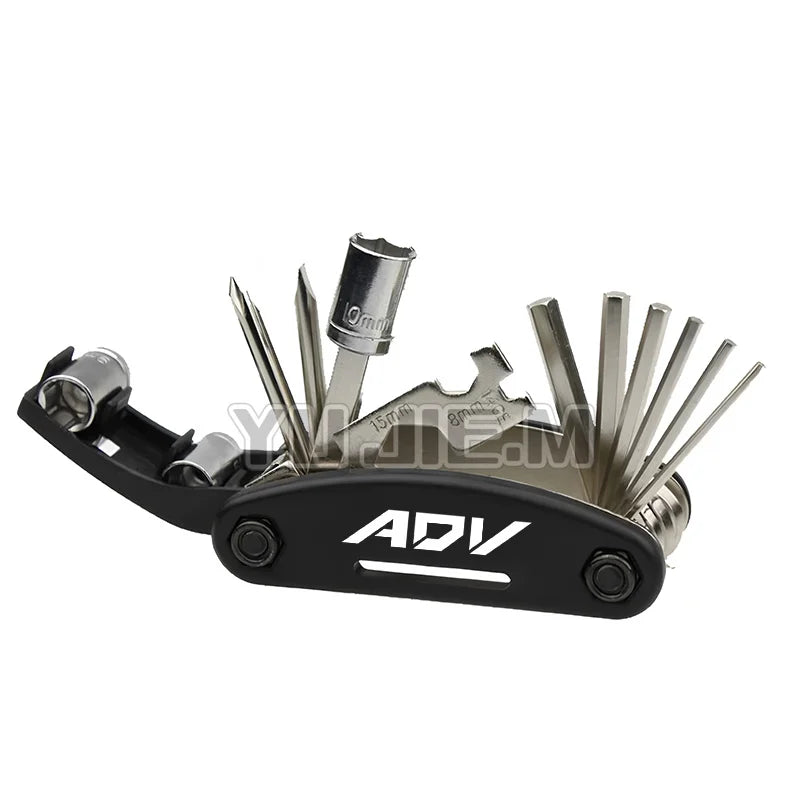 Honda ADV150 / ADV160 / ADV350 16-in-1 Multi-Tool – Allen + Socket + Hex + Screwdriver + Spoke – ADV Logo – 8 Variants – $20
