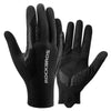 ROCKBROS Sports Cycling Gloves Breathable MTB Road Bike Non-slip Gloves Touch Screen Men Women Full Finger Motorcycle Gloves