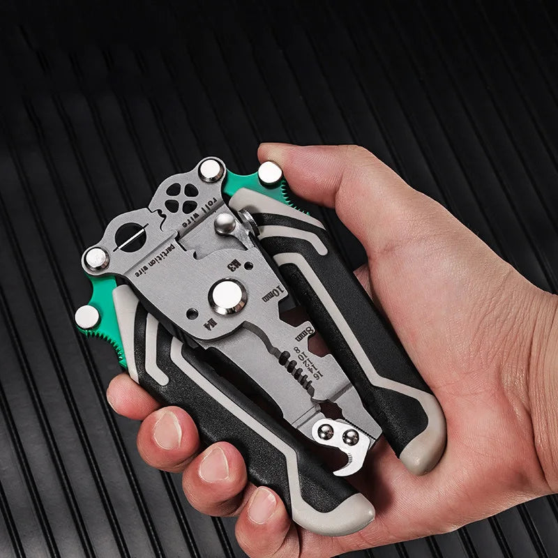 NIUXIANG Multifunctional Foldable Wire Stripper Crimper Cutter Pliers – Motorcycle Electrical Circuit Repair – $9