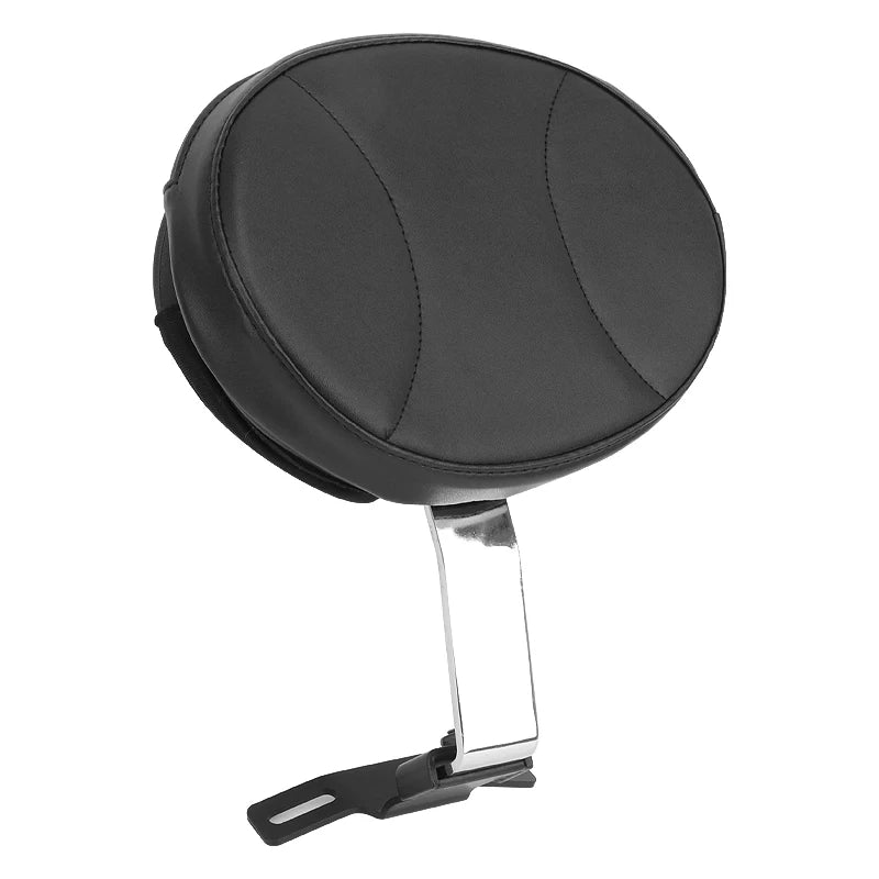 Motorcycle Adjustable Plug In Driver Backrest Rider Sissy Bar Pad For Harley Dyna Softail Electra Road Street Glide Road King