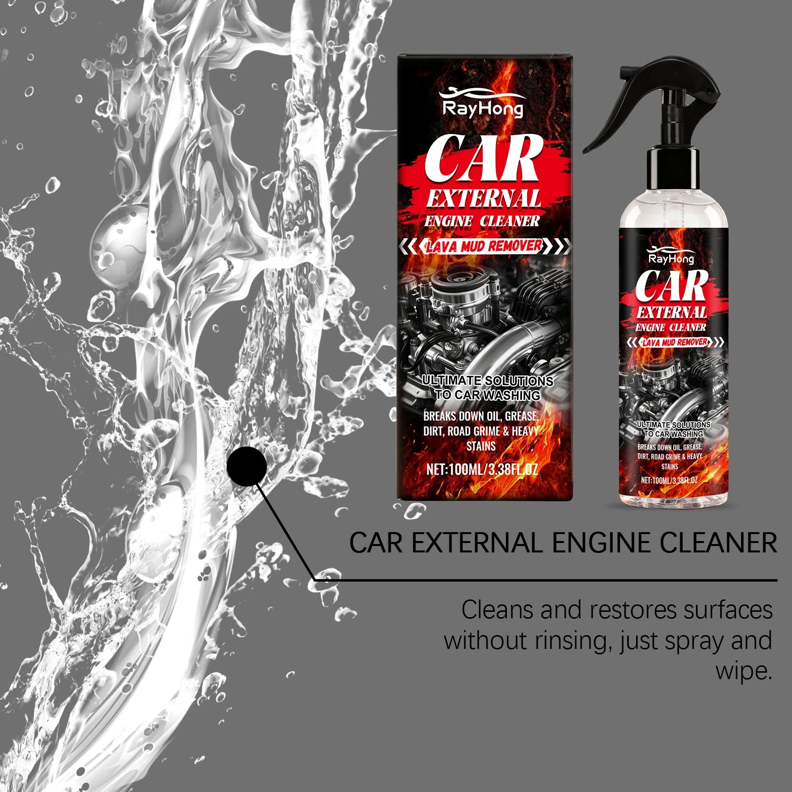 eelhoe No-Rinse Engine Cleaner