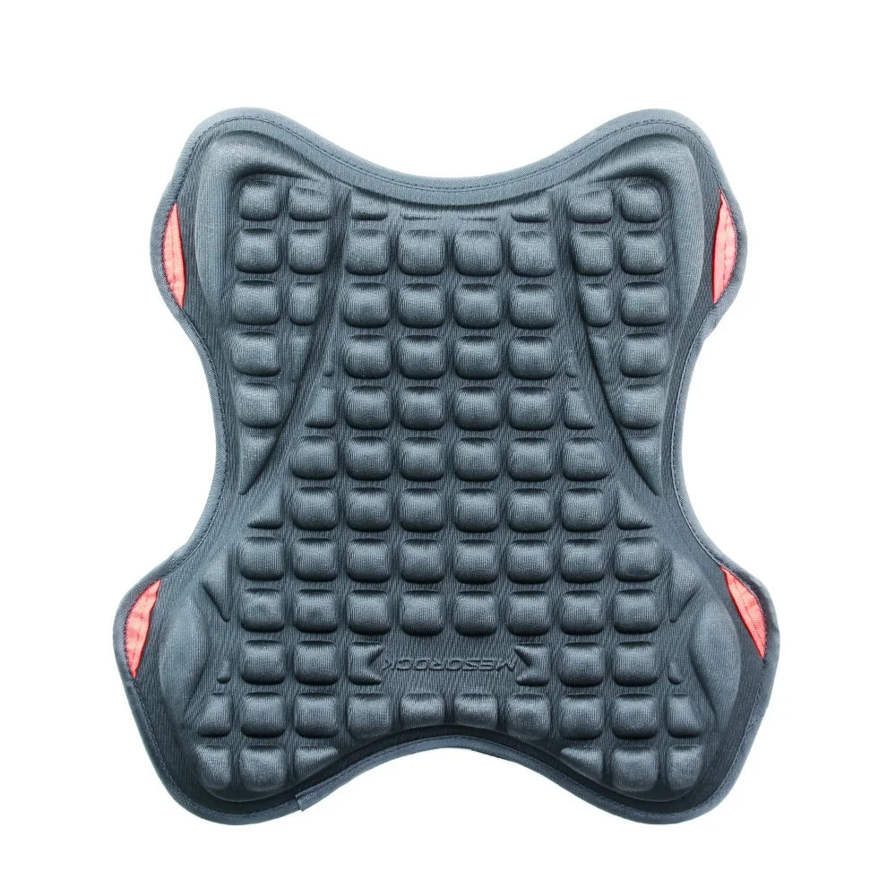 Black Comfort Gel Motorcycle Seat Pad Breathable Universal Shock Absorbing Cushion Bike Seat Cover for Advanced Mountain Riding