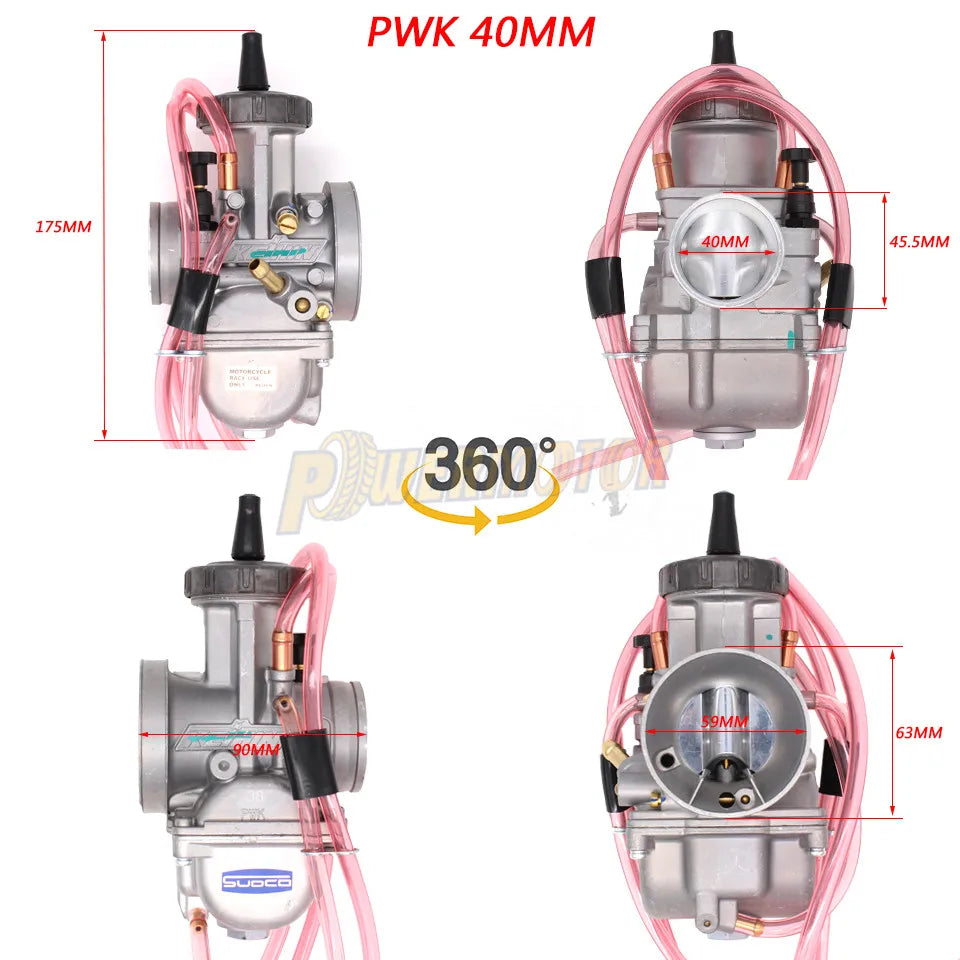 PWK Carburetor 33–42mm Racing Dirt Bike