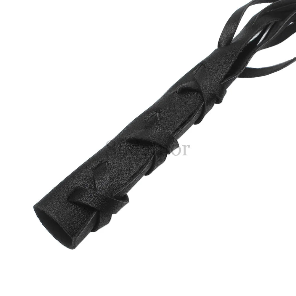 Universal Harley / Honda / Yamaha / Suzuki PU Leather Brake & Clutch Lever Cover – Fringe Tassels – Black – 1 Pair – $15