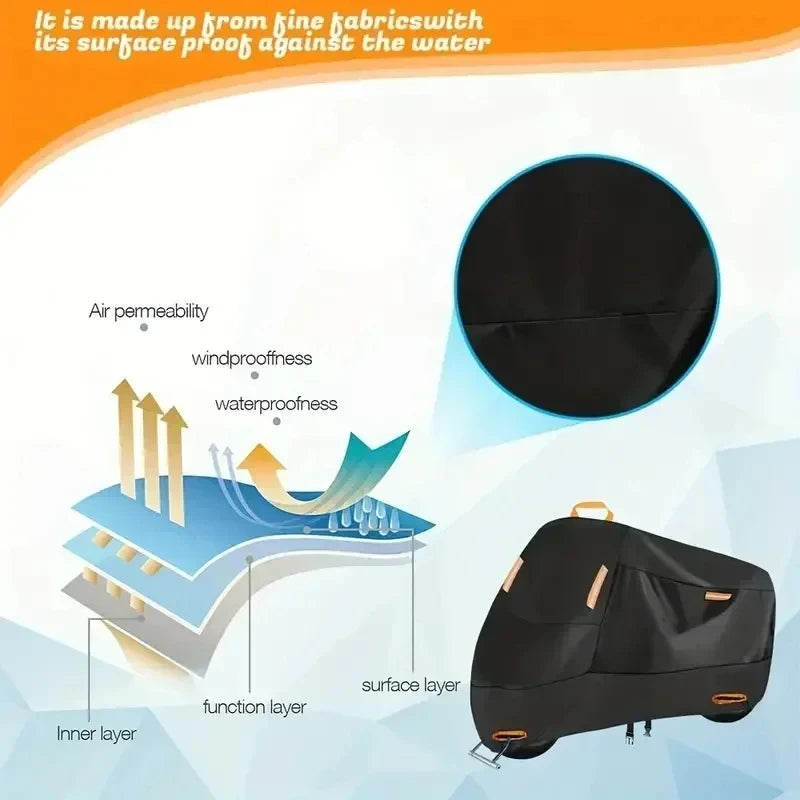 210D Motorcycle Cover