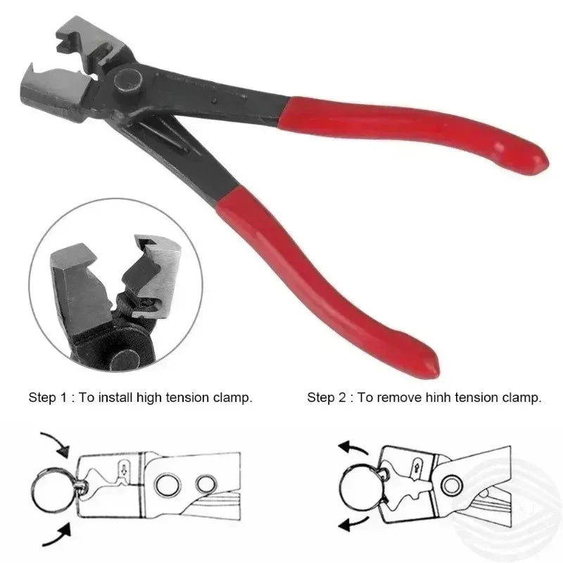 Car Oil Hose Crimping and Pinch Pliers – Brake Line Tools – Fuel Line Water Pipe Brake Line and Radiator Hose Clamp Tool for Car and Motorcycle – Red – $16