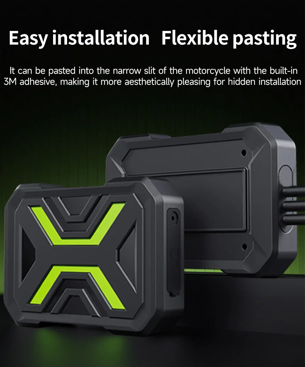 JIUYIN Dual Lens Motorcycle Dash Cam 720P/1080P Front & Rear Waterproof WiFi Night Vision Loop Recording Motorcycle Camera DVR Black Box G-Sensor