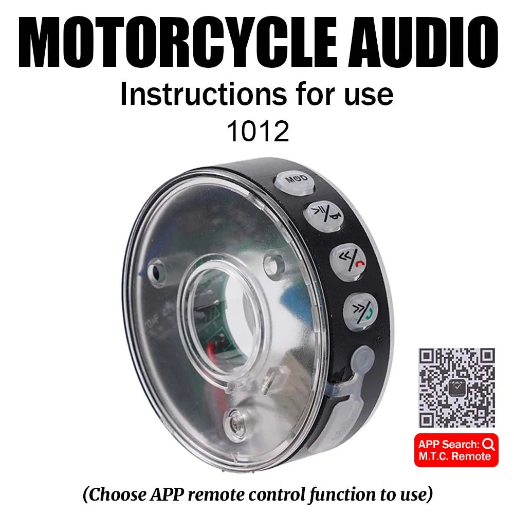 Motorcycle Speakers – 20W Bluetooth Waterproof Speaker Kit