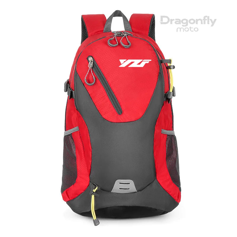 Motorcycle Backpack – Waterproof Racing Travel Bag for Yamaha