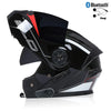 Bluetooth Modular Helmets – DOT Flip-Up Full Face Motorcycle Helmet, Dual Visor for Men & Women