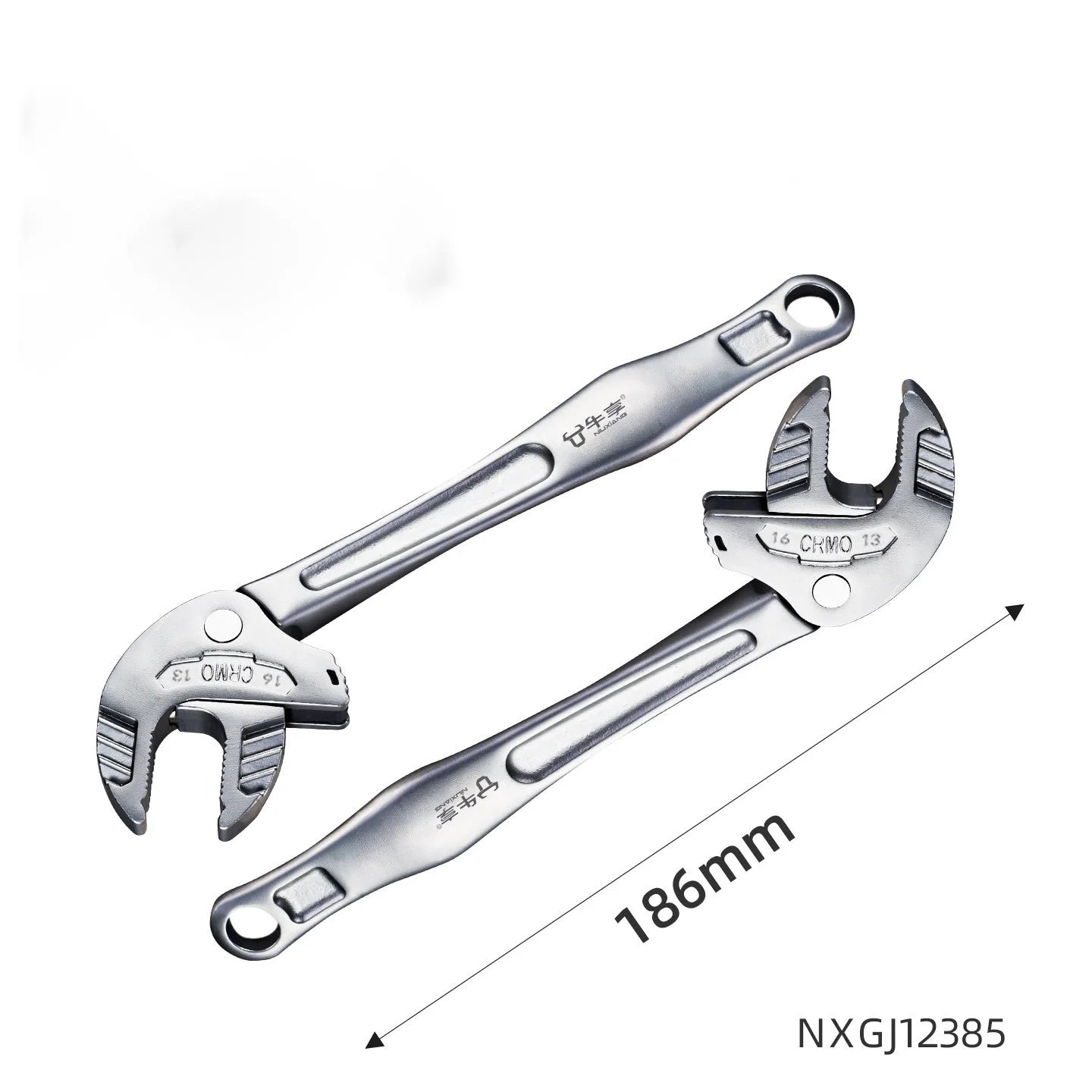 NIUXIANG Crab Claw Wrench – Heavy-Duty Adjustable Ratchet Self-Locking Wide Jaw – Auto / Motorcycle / Pipe Repair – from $10