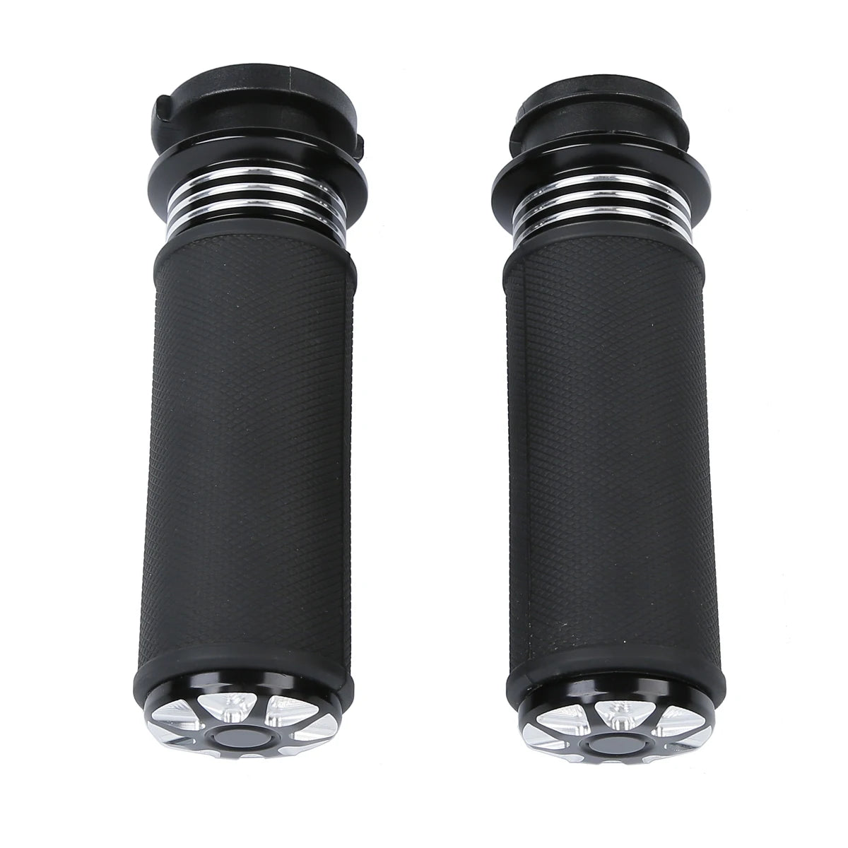 Electric 1" Hand Grips For Harley Softail Slim Fat Boy Touring Road King Street Glide Ultra Limited Motorcycle