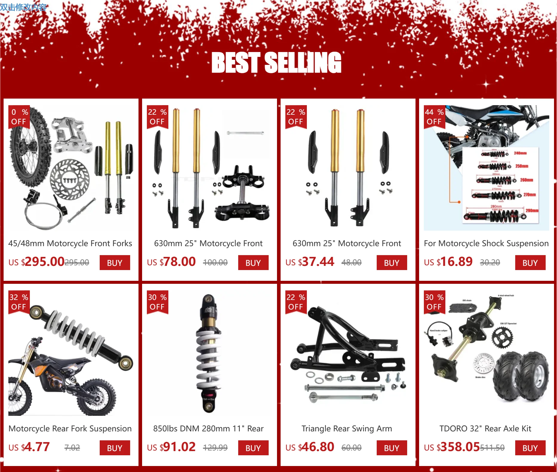 TDPEO 850lbs DNM 280mm 11" Rear Shock Absorber motorcycle mtb for Pit Dirt Trail Bike ATV Quad Apollo Shock Relief Protection