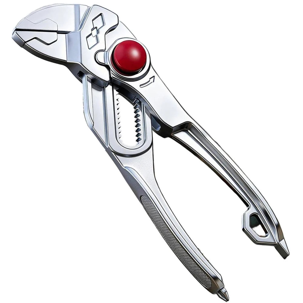 4-Inch Mini Pliers Wrench – Brake Caliper Tools – Rust-Resistant Electroplated Smooth Parallel Jaws Non-Slip Grooved Handle Alloy Steel – Black / Silver – $32