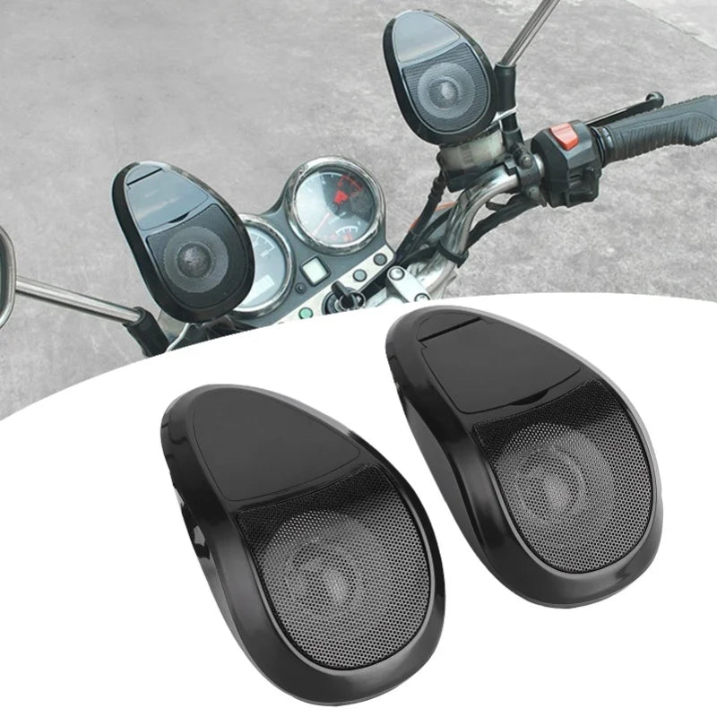 12V Motorcycle Speakers – Bluetooth MP3 Amplifier with LED Light