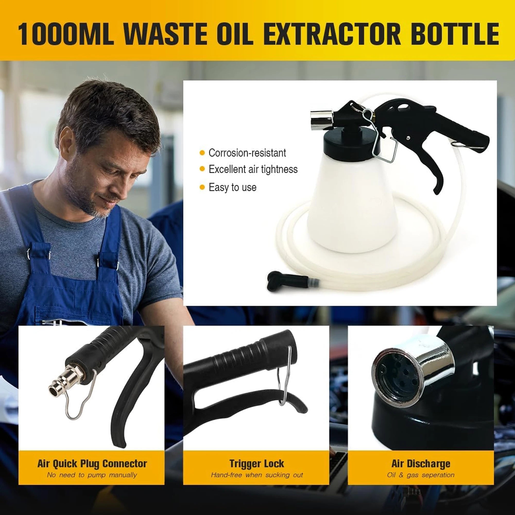 3L Manual Brake Oil Bleeder with Voltage Display – Brake Bleeding Tools – Car Motorcycle Brake Fluid Oil Changer Clutch Bleeding System – Set 1 / Set 2 / Set 3 – from $24