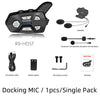 WAYXIN R9 Motorcycle Bluetooth Intercom – 6-Rider 1500m