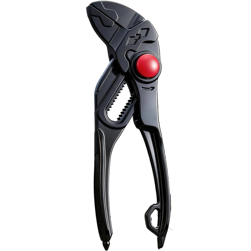 4-Inch Mini Pliers Wrench – Brake Caliper Tools – Rust-Resistant Electroplated Smooth Parallel Jaws Non-Slip Grooved Handle Alloy Steel – Black / Silver – $32