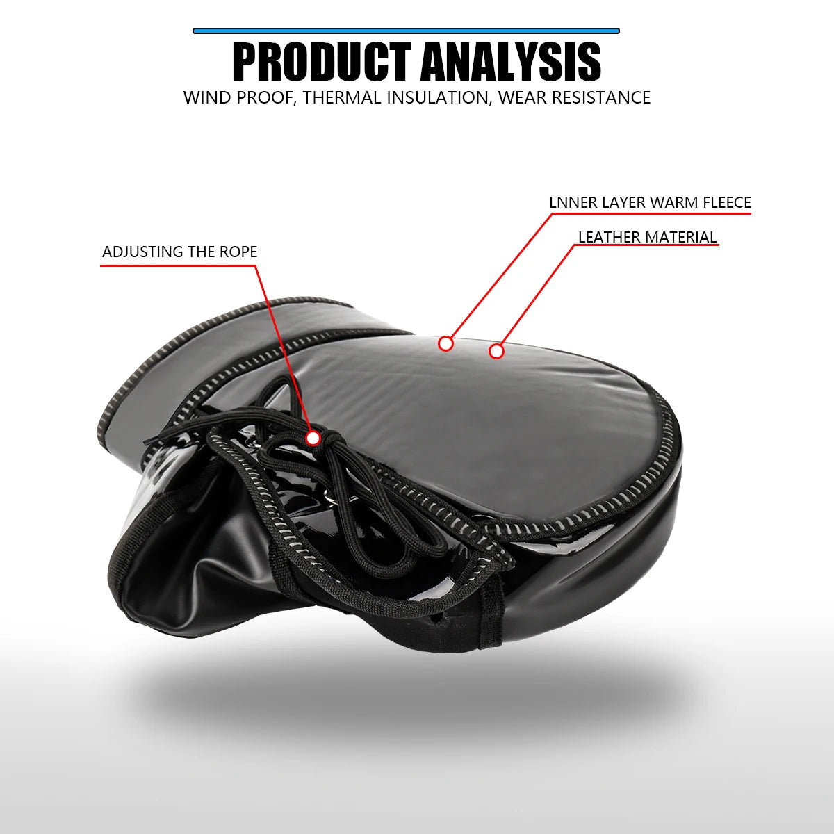 Maroen Handlebar Muffs Winter Waterproof