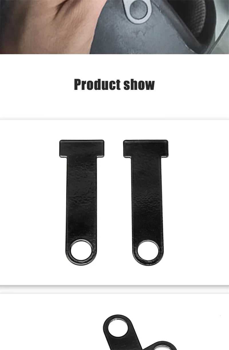 1 Pair Motorcycle Helmet Lock Buckle Anti-Theft Quick Release Fastener Secure Connector for Dirt Bike ATV Motorcycle Accessories – CNC Aluminum Alloy Black