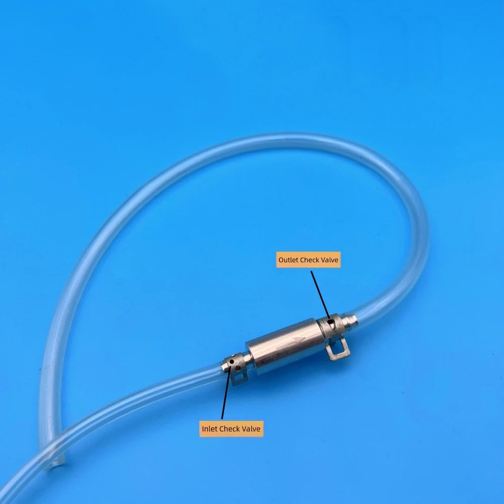 Motorcycle Brake Bleeder Kit – Brake Bleeding Tools with One-Way Check Valve Quick-Connect Aluminum Hose for Clutch Oil Drain – Style A / B – $10