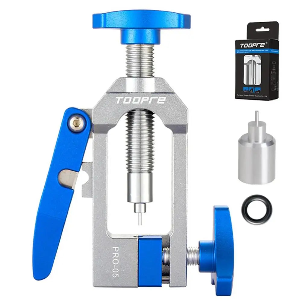 Hydraulic Disc Brake Hose Cutter and Oil Needle Installation Tool – Brake Line Tools – U-Guide Precise Cutting for Bicycle Hydraulic Brake Hose – Aluminium Blue or Nylon Black – from $32