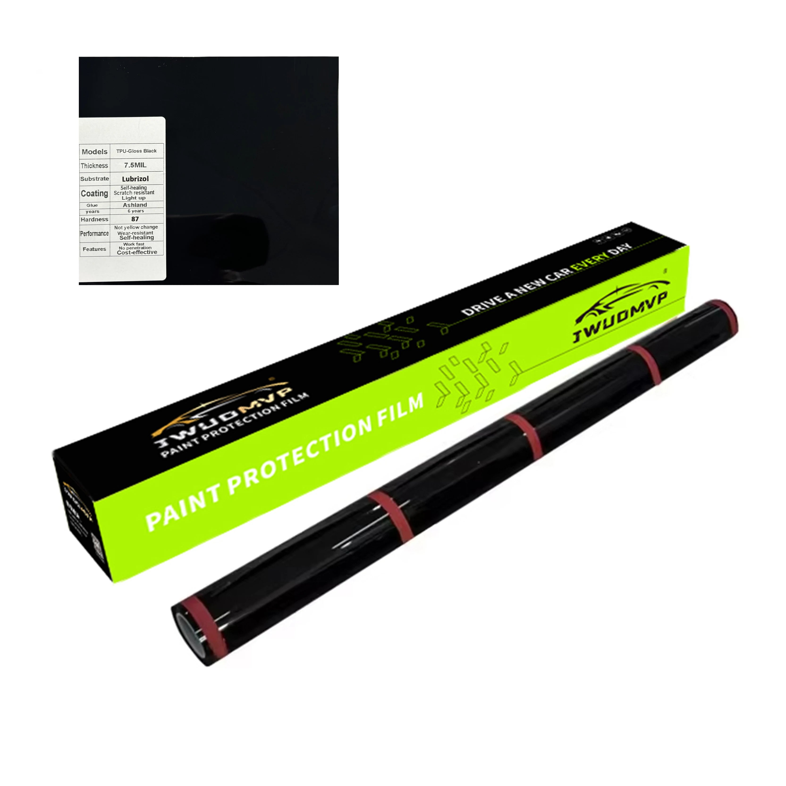 TPU PPF Bulk Roll 1.52×15m – Self-Healing Paint Protection Film – BASF / Covestro / Lubrizol – 7.5 / 8.5 / 10mil – Transparent / Gloss Black / Matte Black / Matte – $383–657