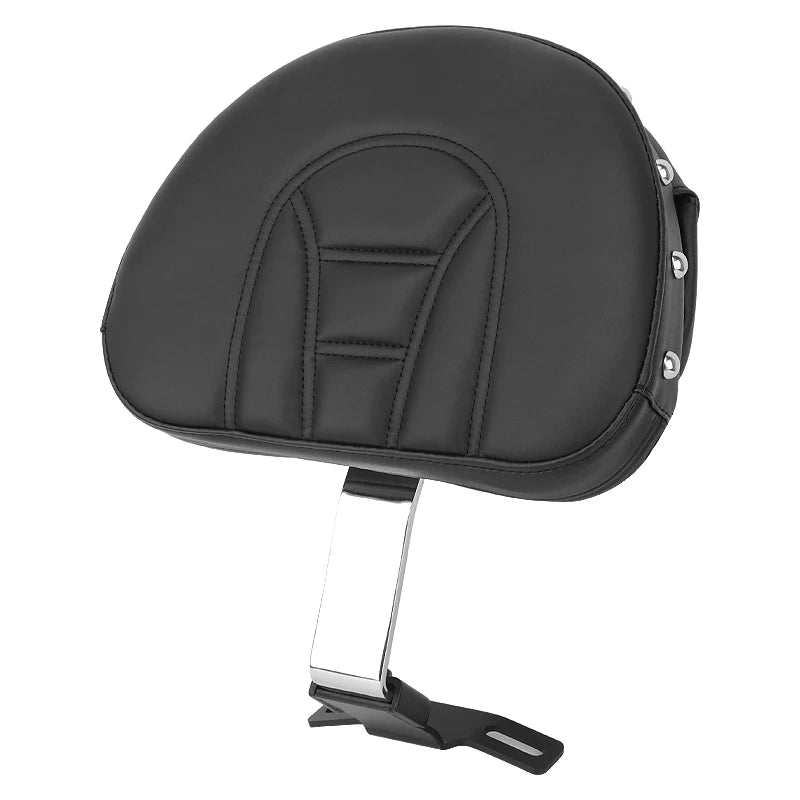Motorcycle Adjustable Plug In Driver Backrest Rider Sissy Bar Pad For Harley Dyna Softail Electra Road Street Glide Road King