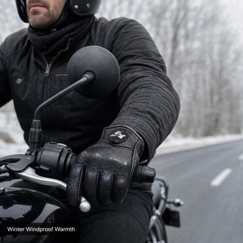 Retro Motorcycle Gloves