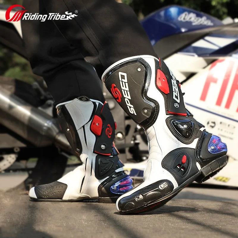 Riding Boots – B1001 Professional Motocross Off-Road Racing & Rally Boots
