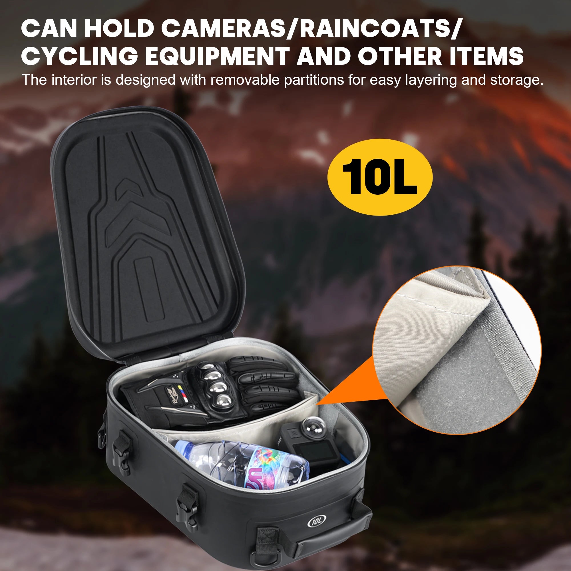 Motorcycle Backpack – Waterproof Multi-Function Rider Storage Bag