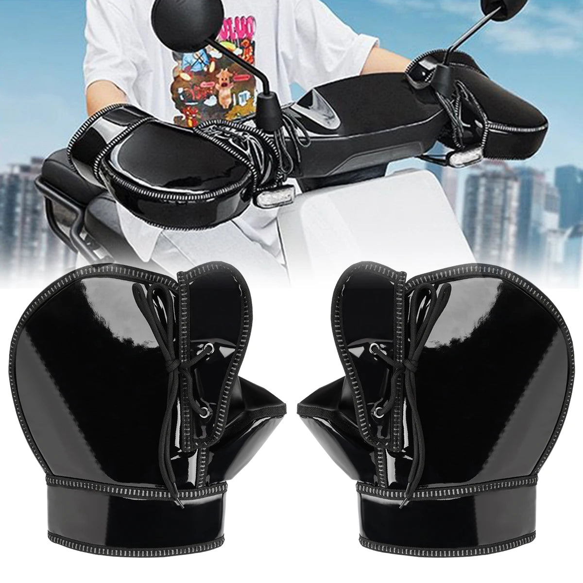 Maroen Handlebar Muffs Winter Waterproof