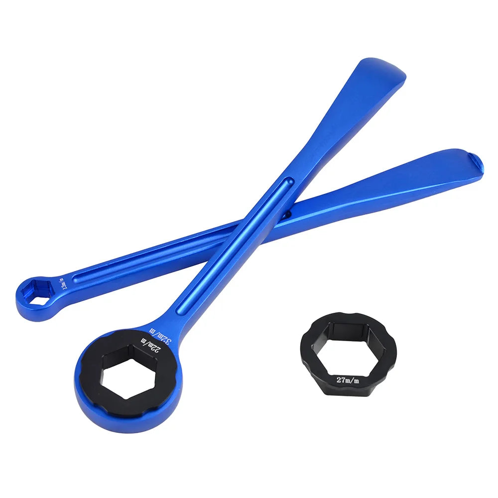 CNC Aluminum Tire Lever Wrench & Bead Hook Set – Yamaha YZ WR / Sherco / KTM / Husqvarna MX Motocross – $13–45
