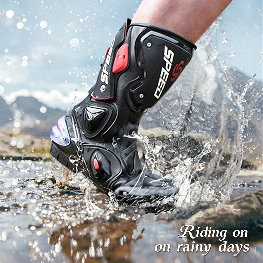 Riding Boots – Riding Tribe Men’s Motocross Off-Road Motorcycle Racing Boots