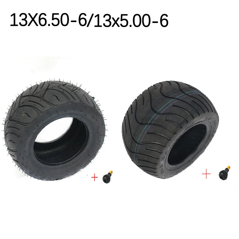 Dirt Bike Tires – 13x5.00-6 & 13x6.50-6 Tubeless Motorcycle Tires