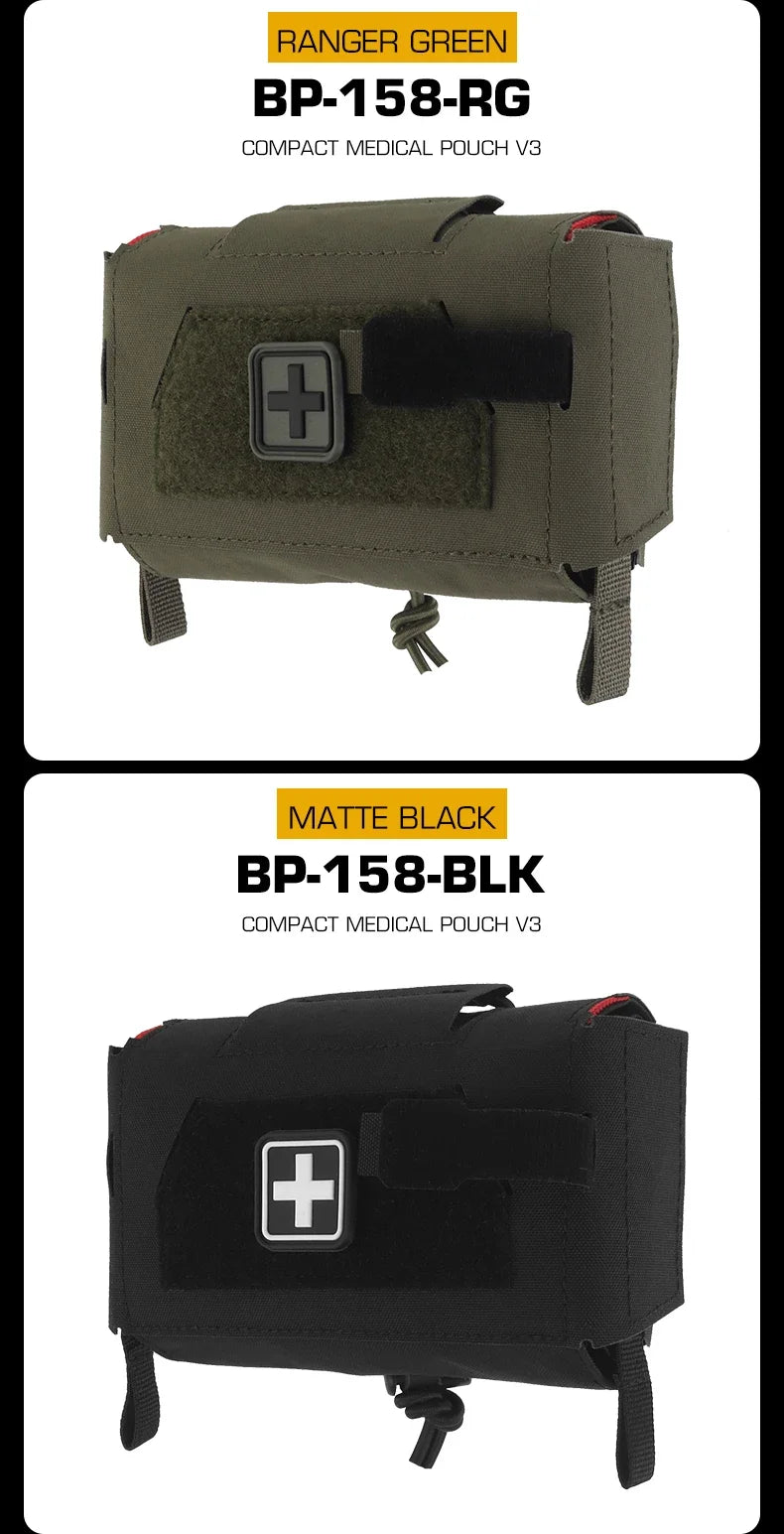 Tactical  MD2 Compact Trauma Kit IFAK Medical First Aid Pouch Outdoors Hunting Camping Patrol Survival Equipment