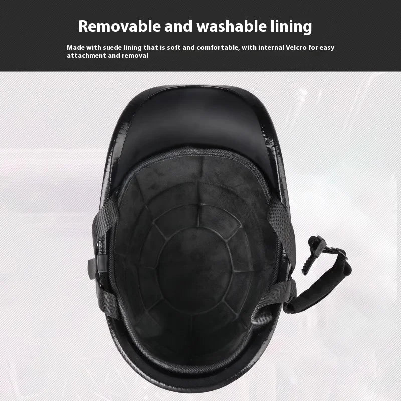 Half Helmets – 2026 Retro Motorcycle Helmet, Lightweight Trendy Riding & Biker Design