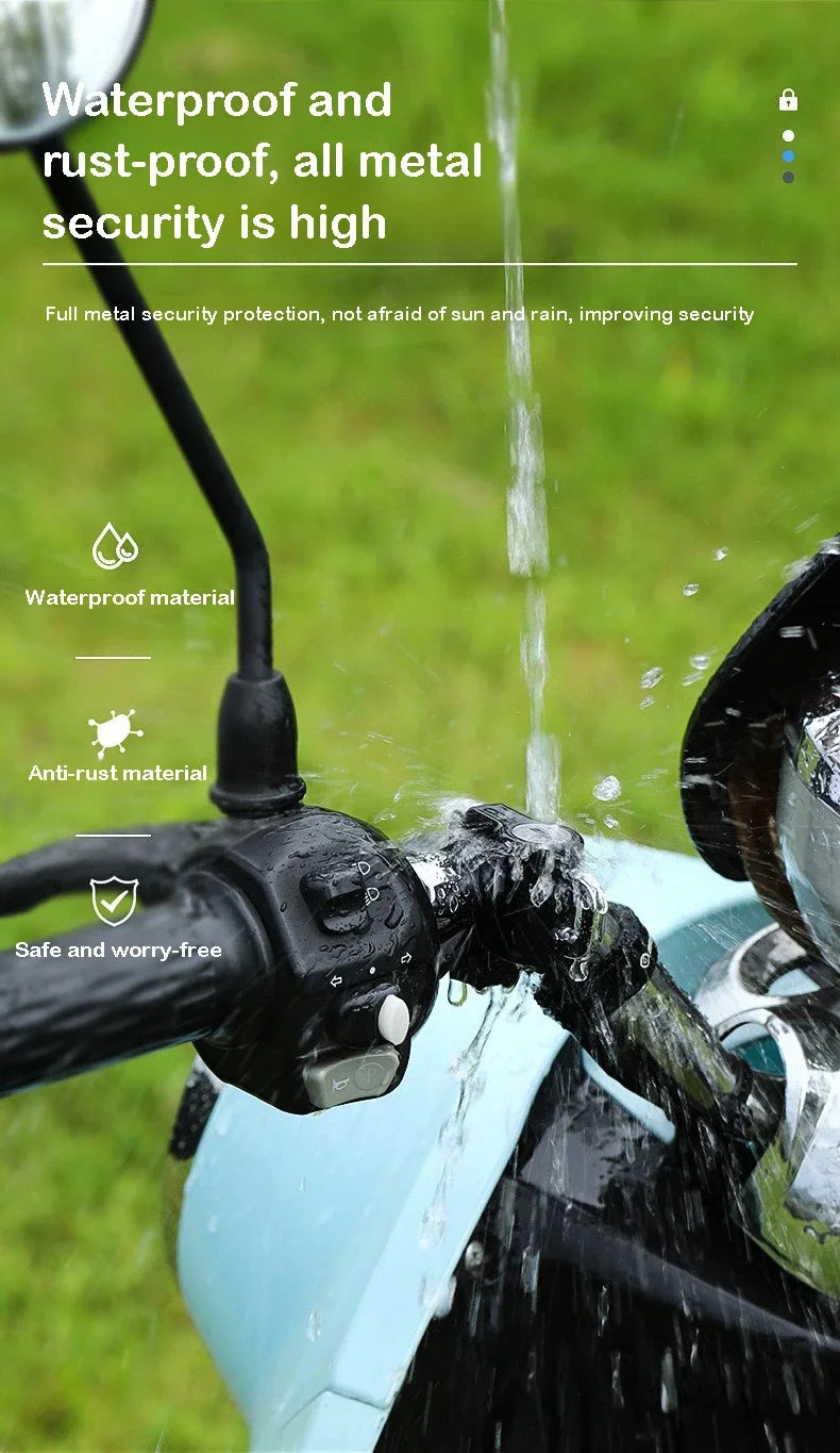 Motorcycles Helmet Lock Anti-theft Helmet Lock Handlebar Mount Motorcycle Electric Motorbike Security Lock Accessories