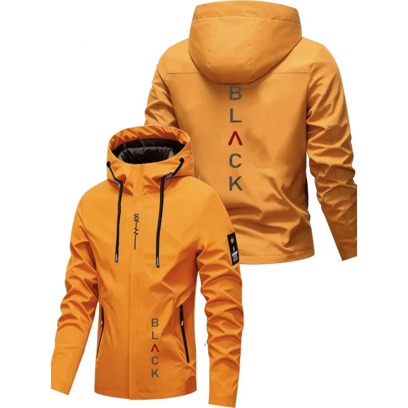 All Season Heavy Duty Motorcycle Jacket with Hood