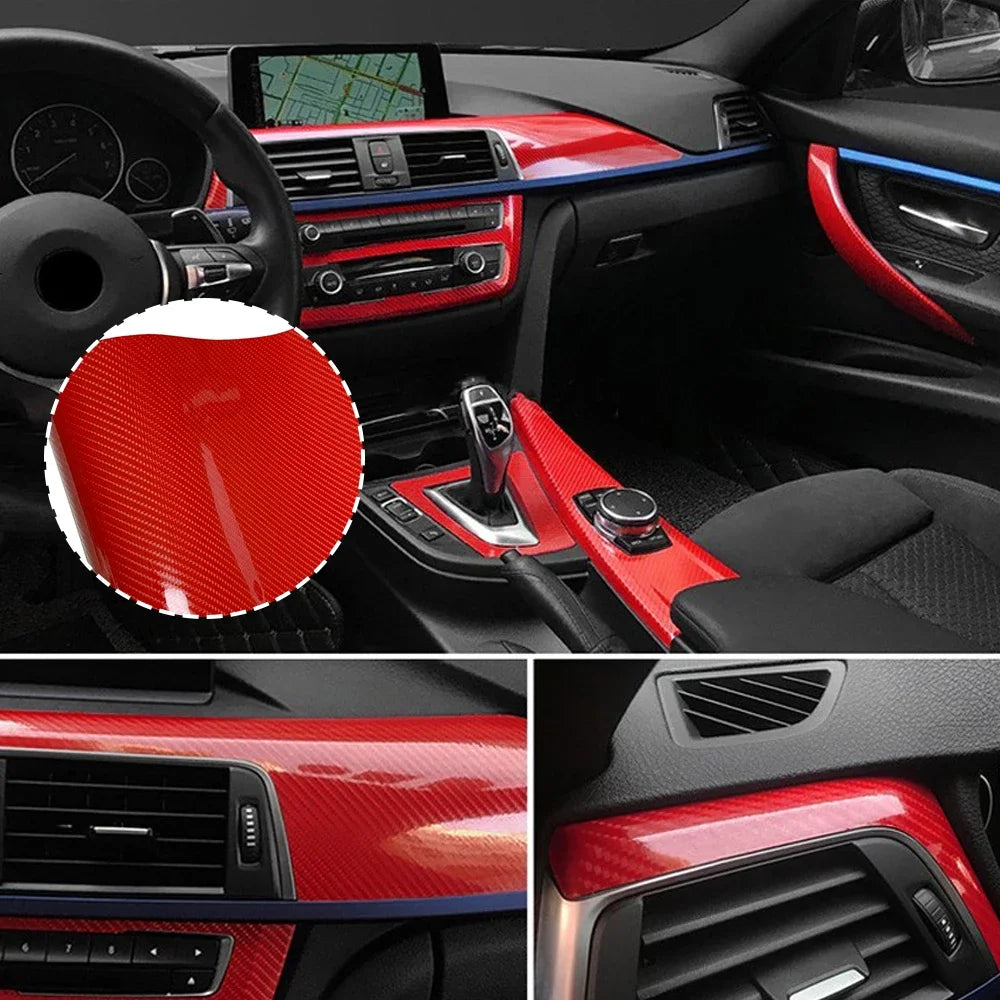 Decorative Vinyl Wrap Film 150cm – Python Camouflage / Carbon Fiber / Auroral Red / Matte Dark Red – Anti-Scratch Waterproof Self-Adhesive PVC – Car Motorcycle Helmet – 10–50cm Wide – $7–46
