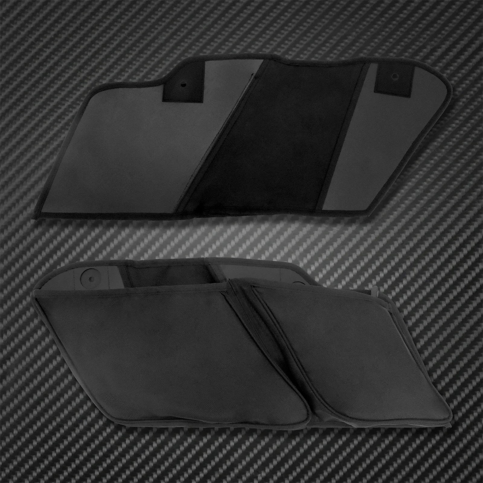 MACTIONS Motorcycle Inner Tool Bags Liners Organizer Storage Saddlebag for Harley Touring Road King FLHR Street Glide Electra Glide FLHX 2014-Up – Nylon (1 Pair)