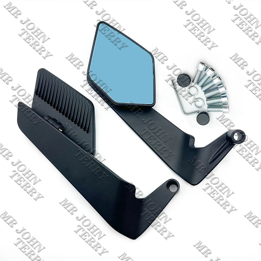 For YAMAHA MT 07 MT07 MT 09 MT09 SP MT 10 MT10 SP Motorcycle Mirrors Stealth Winglets Mirror Kits To Rotate Adjustable Mirrors