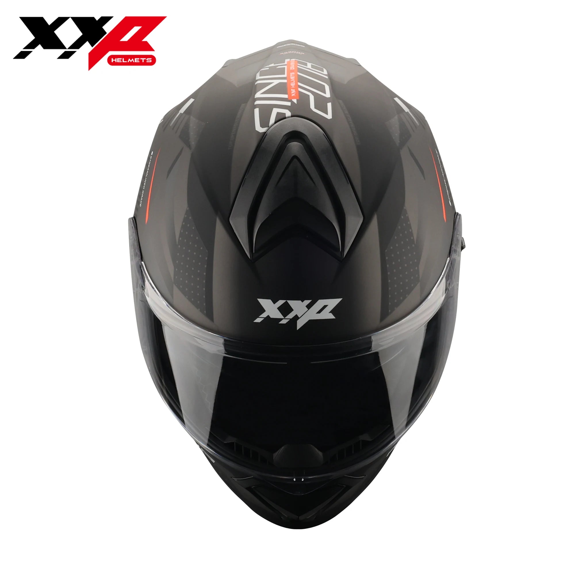 Full Face Racing Helmet with Air Flow and Spoiler