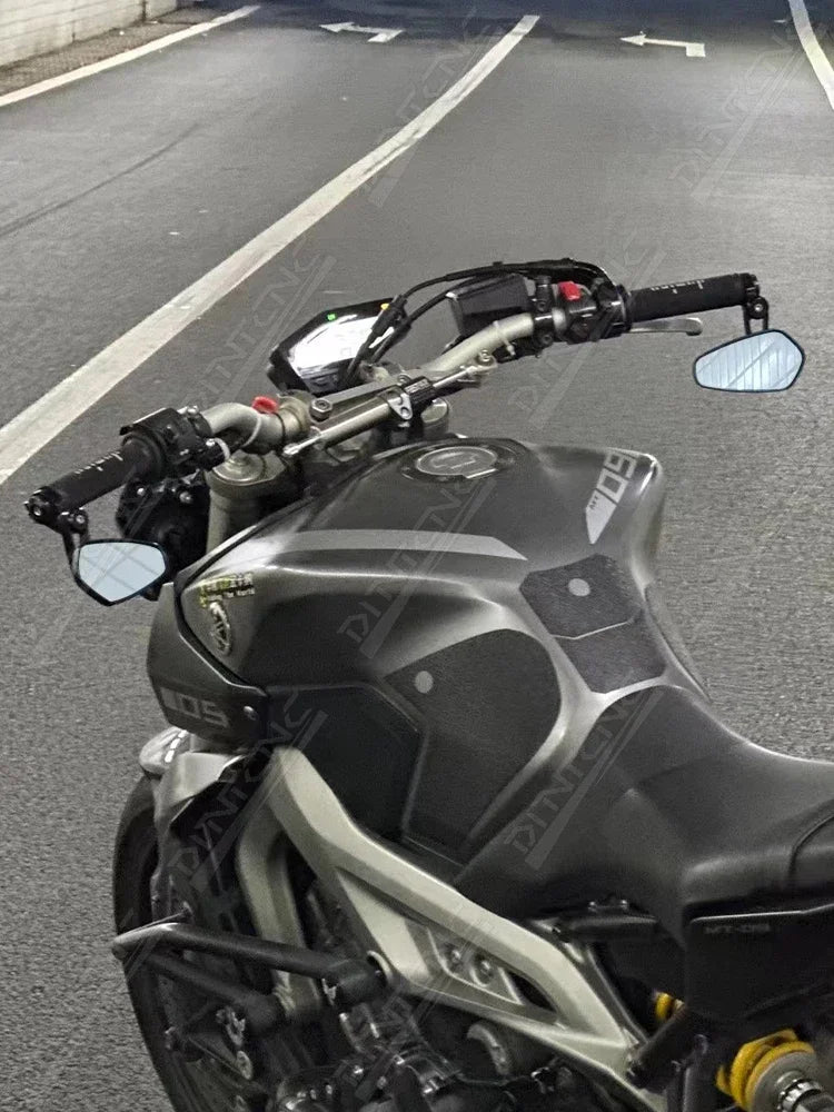 For YAMAHA MT09 MT07 2014-2025 Handlebar End Mirrors Left Right Side Rotation Motorcycle Accessories MT 07 09 MT-07 MT-09 2021